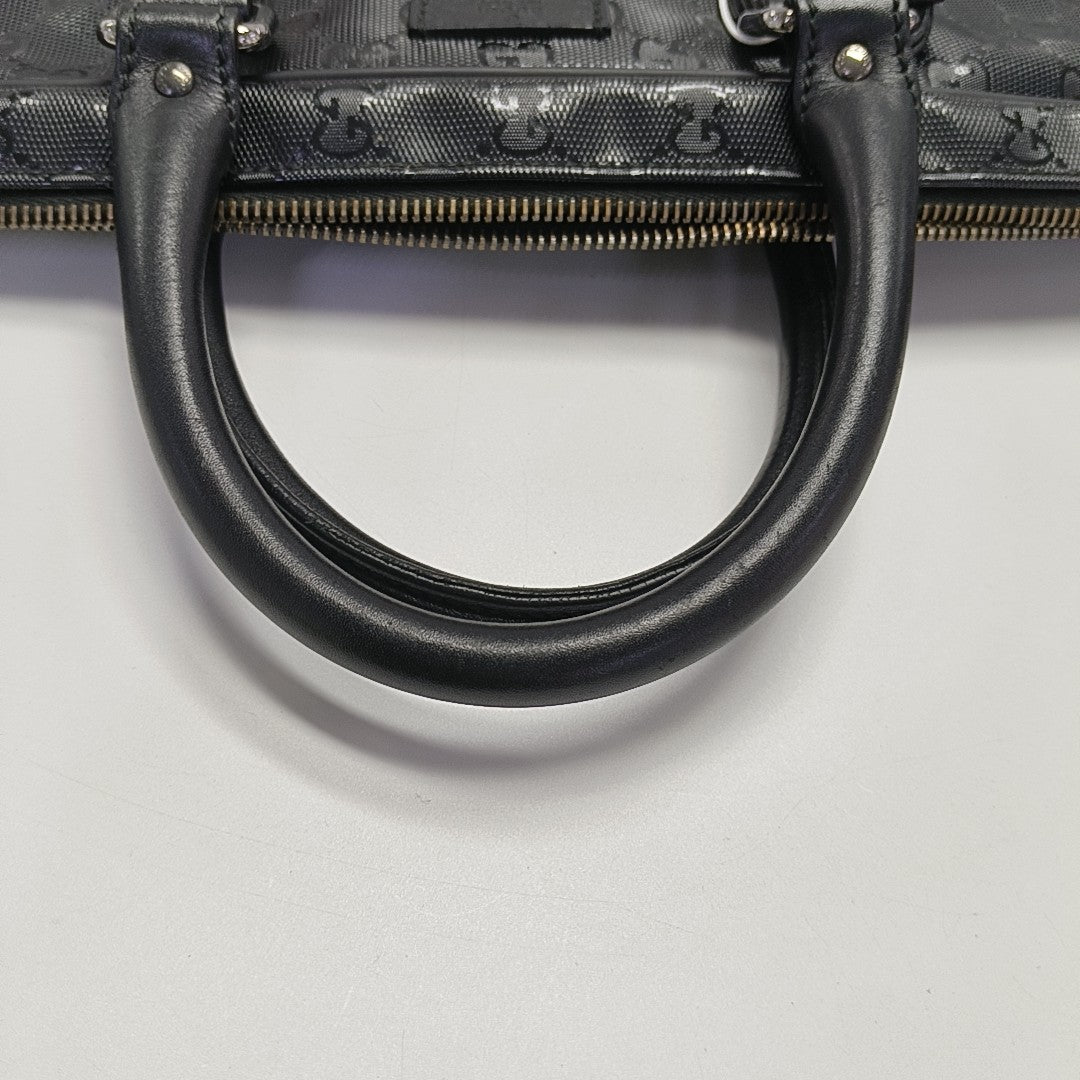 GG Imprime Monogram Coated Canvas Black