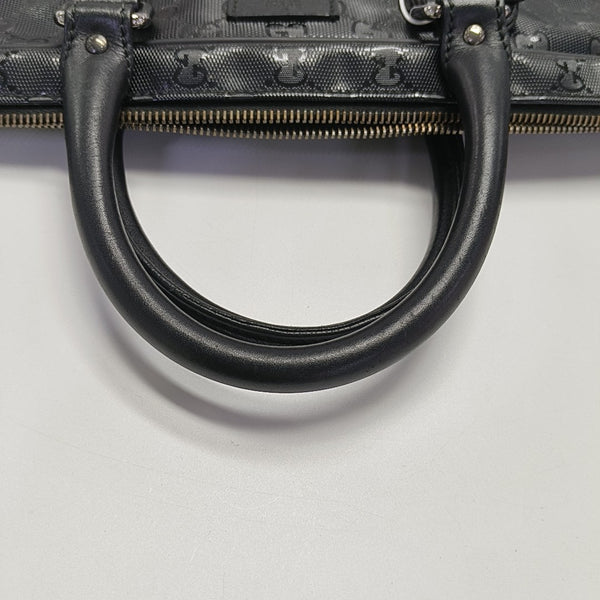 GG Imprime Monogram Coated Canvas Black