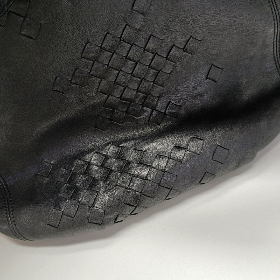 Calfskin Shoulder Bag Black