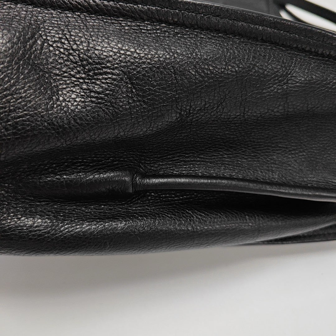Etiquette Calfskin Black