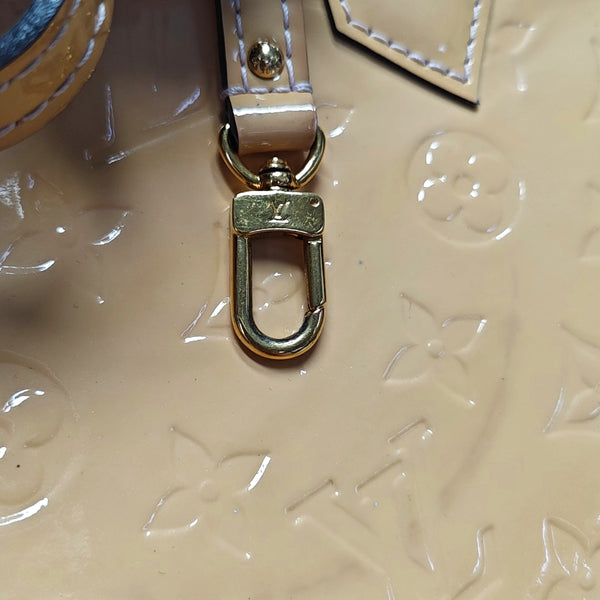 ALMA BB Monogram Patent Leather Yellow