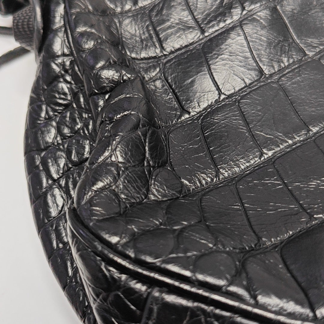 Le Cagole Small Calfskin Black