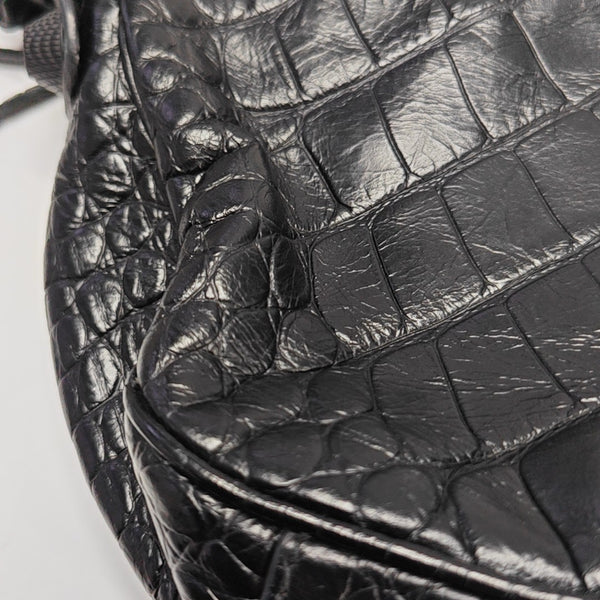Le Cagole Small Calfskin Black