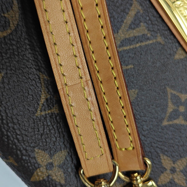 EVA Monogram Coated Canvas Brown