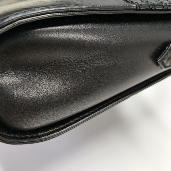 Calfskin Shoulder Bag Black