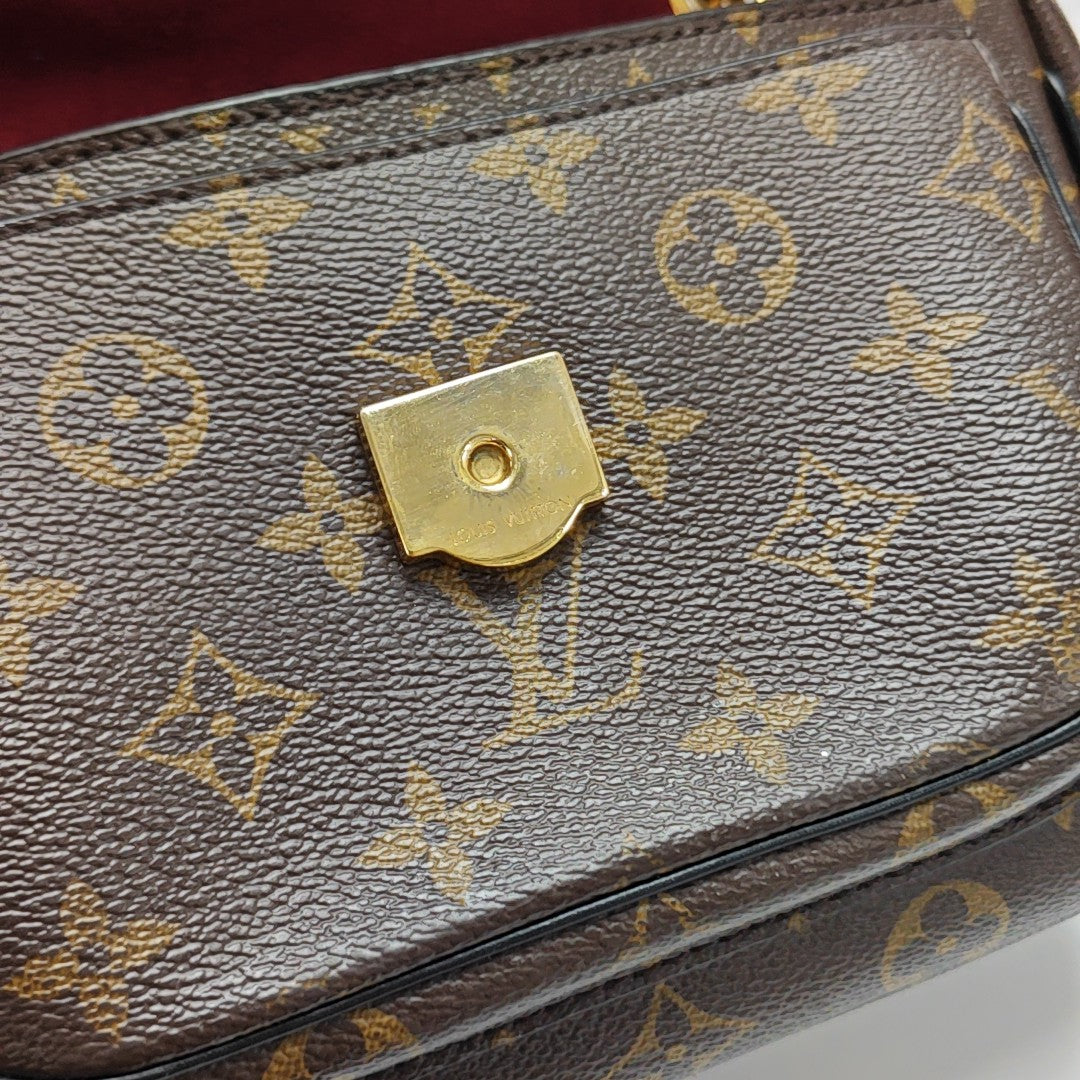PASSY Monogram Coated Canvas Brown
