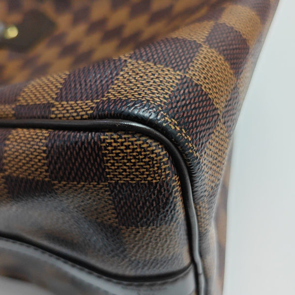 SPEEDY 25 Damier Ebene Coated Canvas Brown