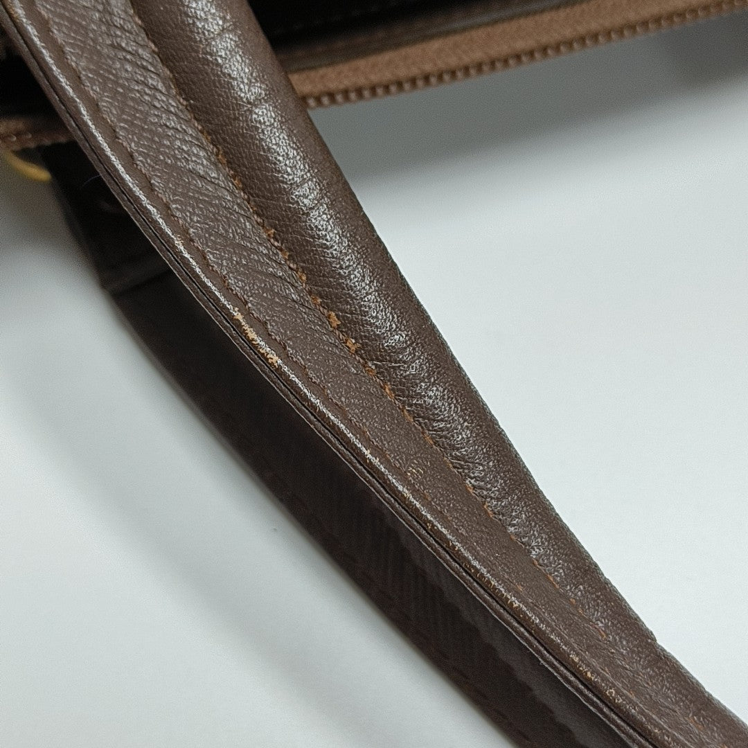 Fabric Top Handle Bag Beige