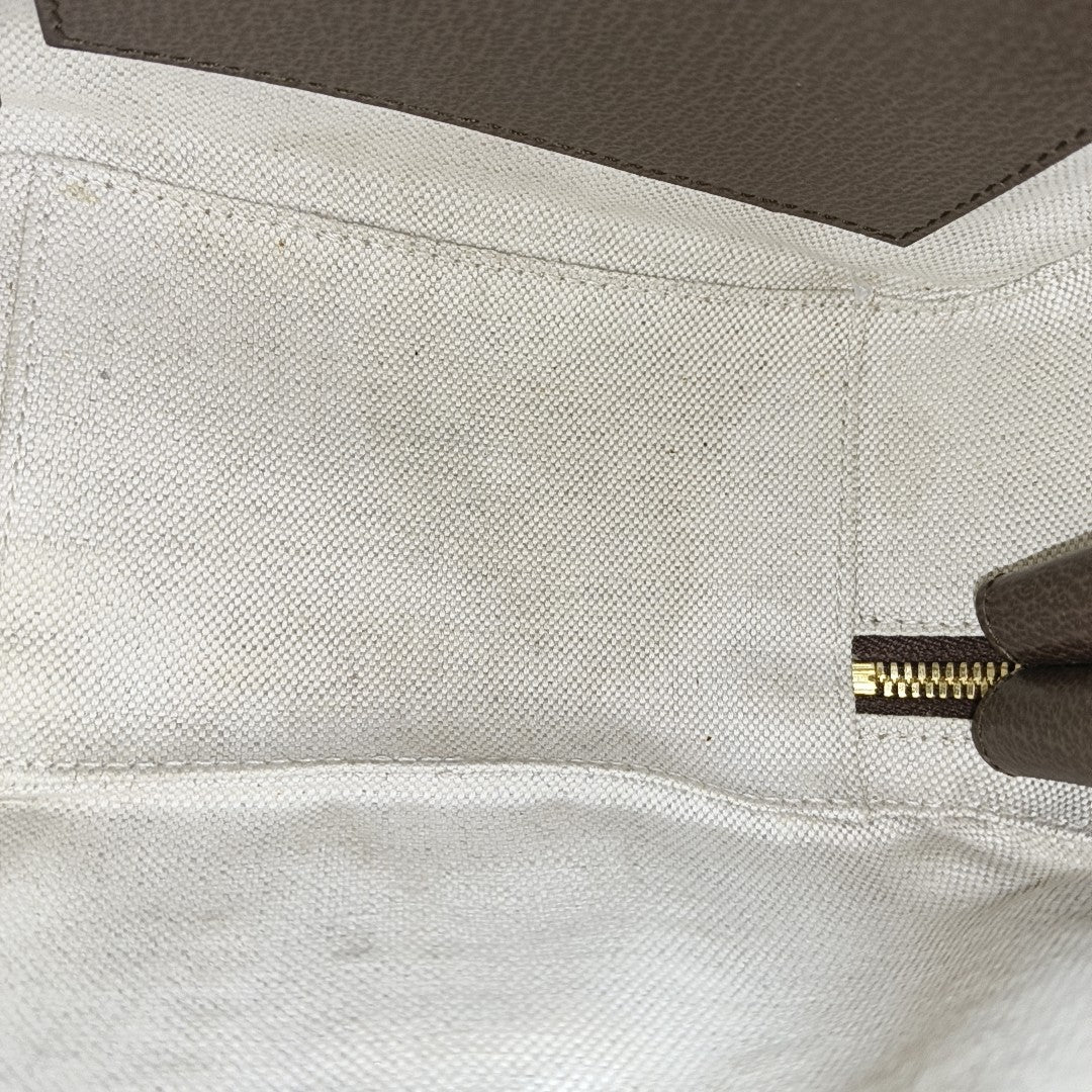 Ophidia Mini Monogram Coated Canvas Beige