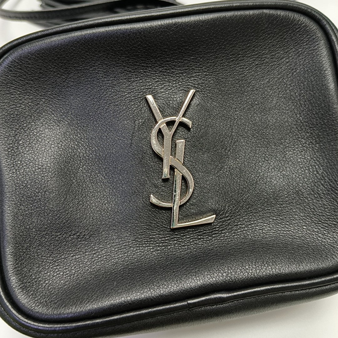 MONOGRAM BLOGGER Calfskin Black
