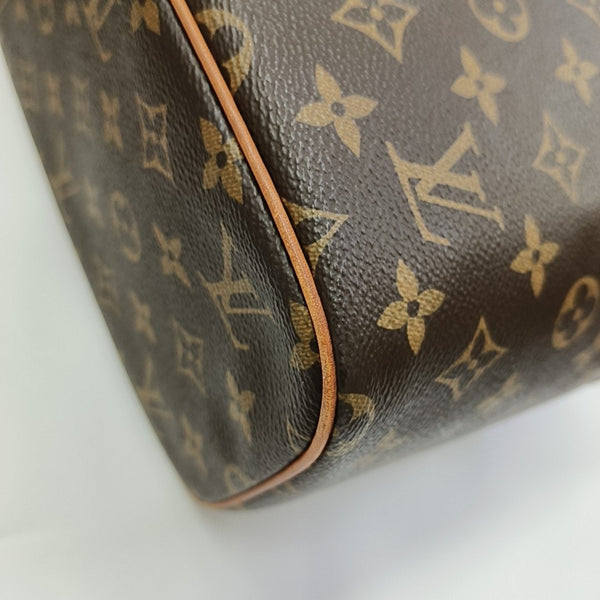 NICE BB Monogram Coated Canvas Brown