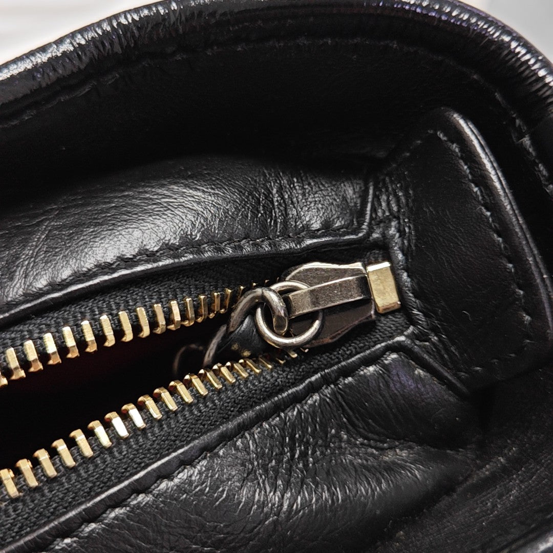 GABRIELLE New Medium Quilted Vintage Calf Black