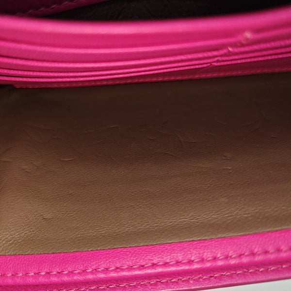 Lambskin Wallet Red