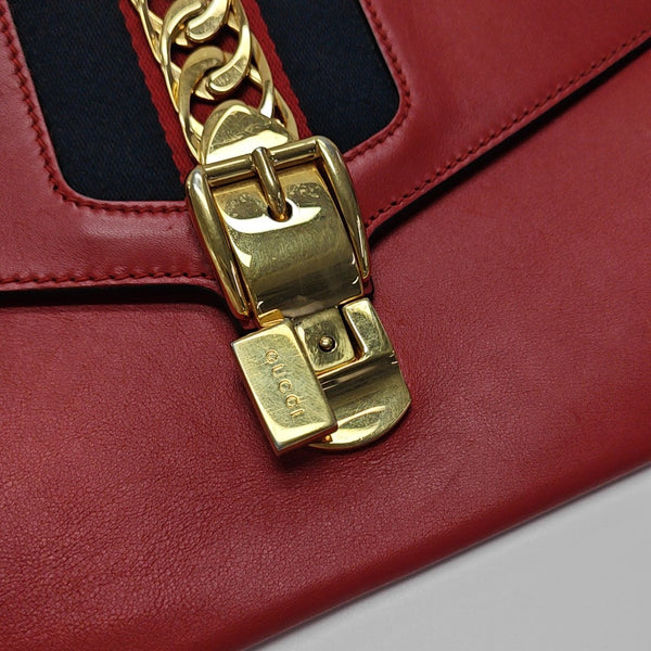 Sylvie Small Calfskin Red