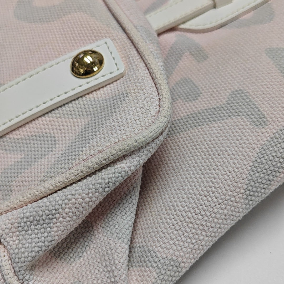 TAHITIENNE CABAS MM Monogram Canvas Pink