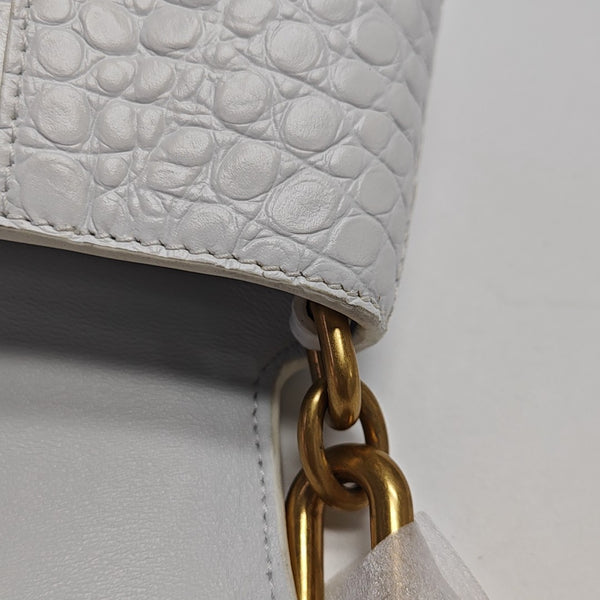 Downtown Calfskin White