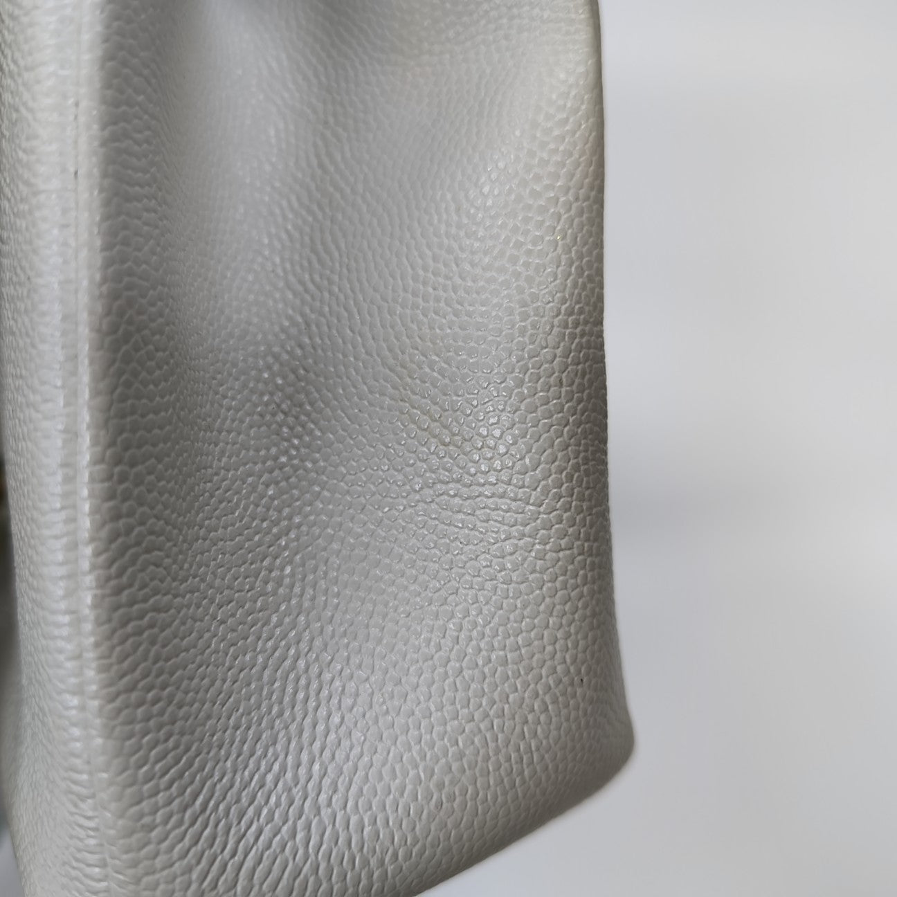 Calfskin Shoulder Bag White