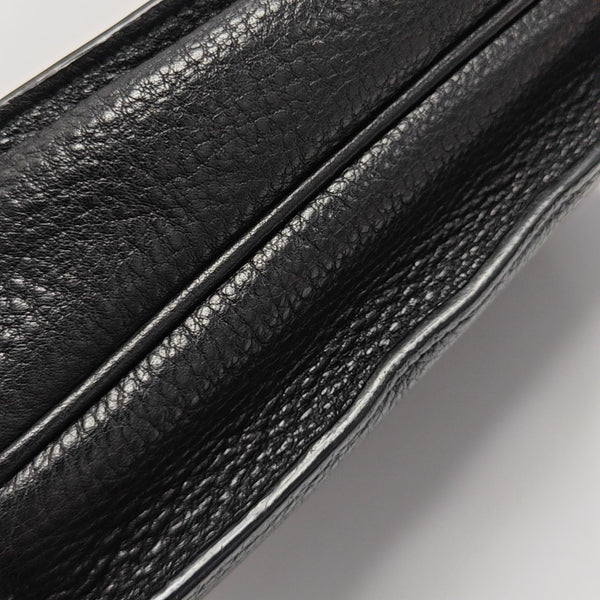 Calfskin Shoulder Bag Black