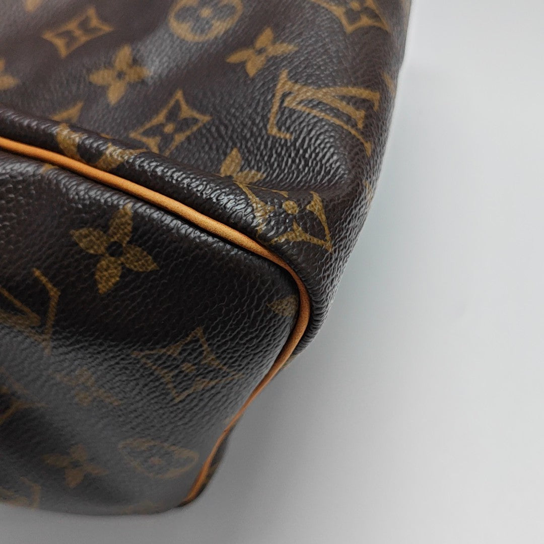 SPEEDY 25 Monogram Coated Canvas Brown