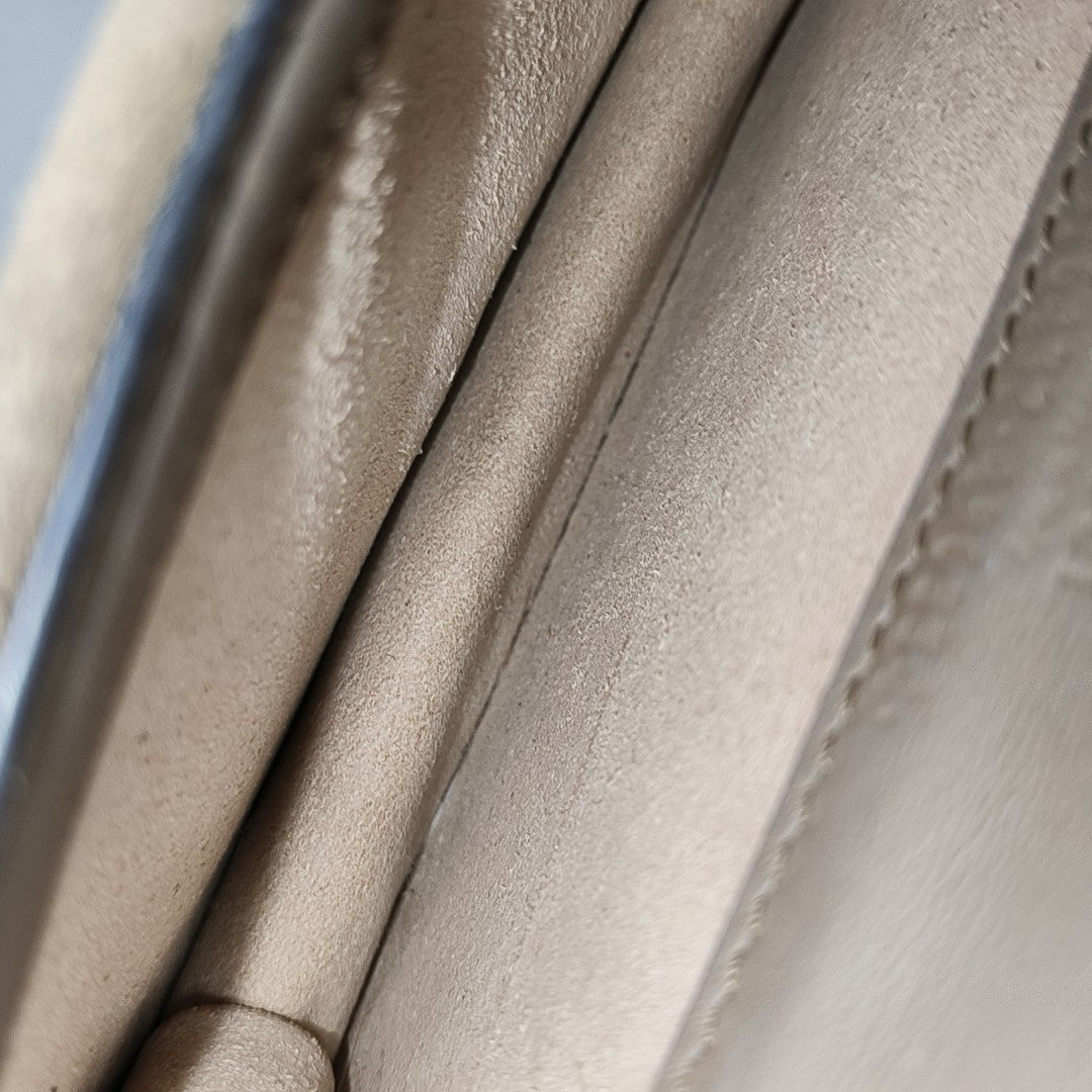 Dionysus Super Mini Monogram Coated Canvas Beige