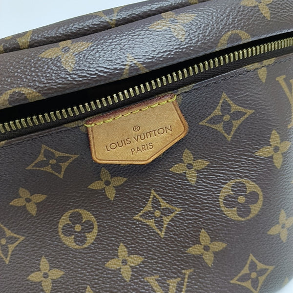 BUMBAG Monogram Coated Canvas Brown
