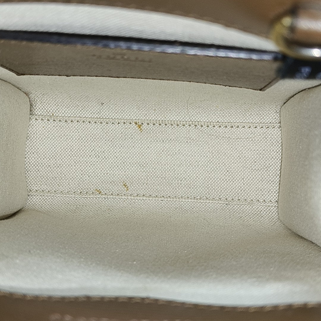 Retro Mini Monogram Coated Canvas Beige