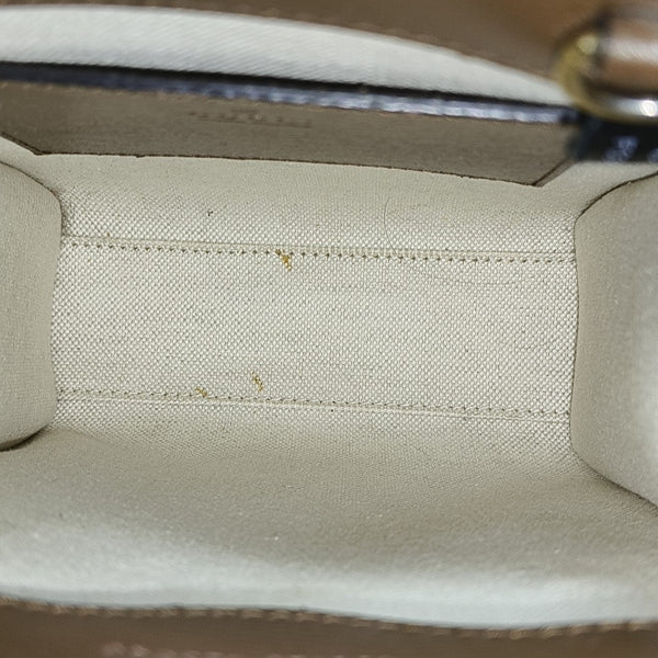 Retro Mini Monogram Coated Canvas Beige