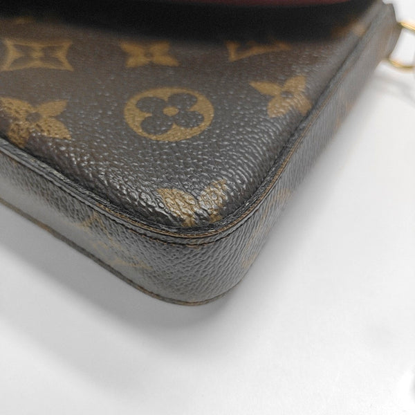 Authenticated pre-owned  FÉLICIE Monogram Coated Canvas Brown - Shoulder Bag at Looply
