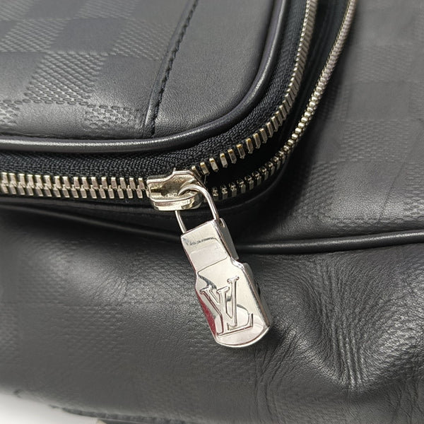 CAMPUS Damier Graphite Calfskin Black
