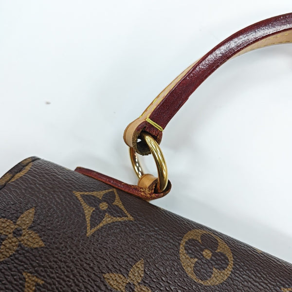 CLUNY PM Monogram Coated Canvas Brown