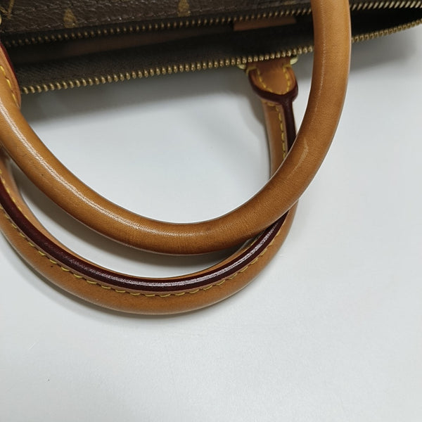 SPEEDY 30 Monogram Coated Canvas Brown