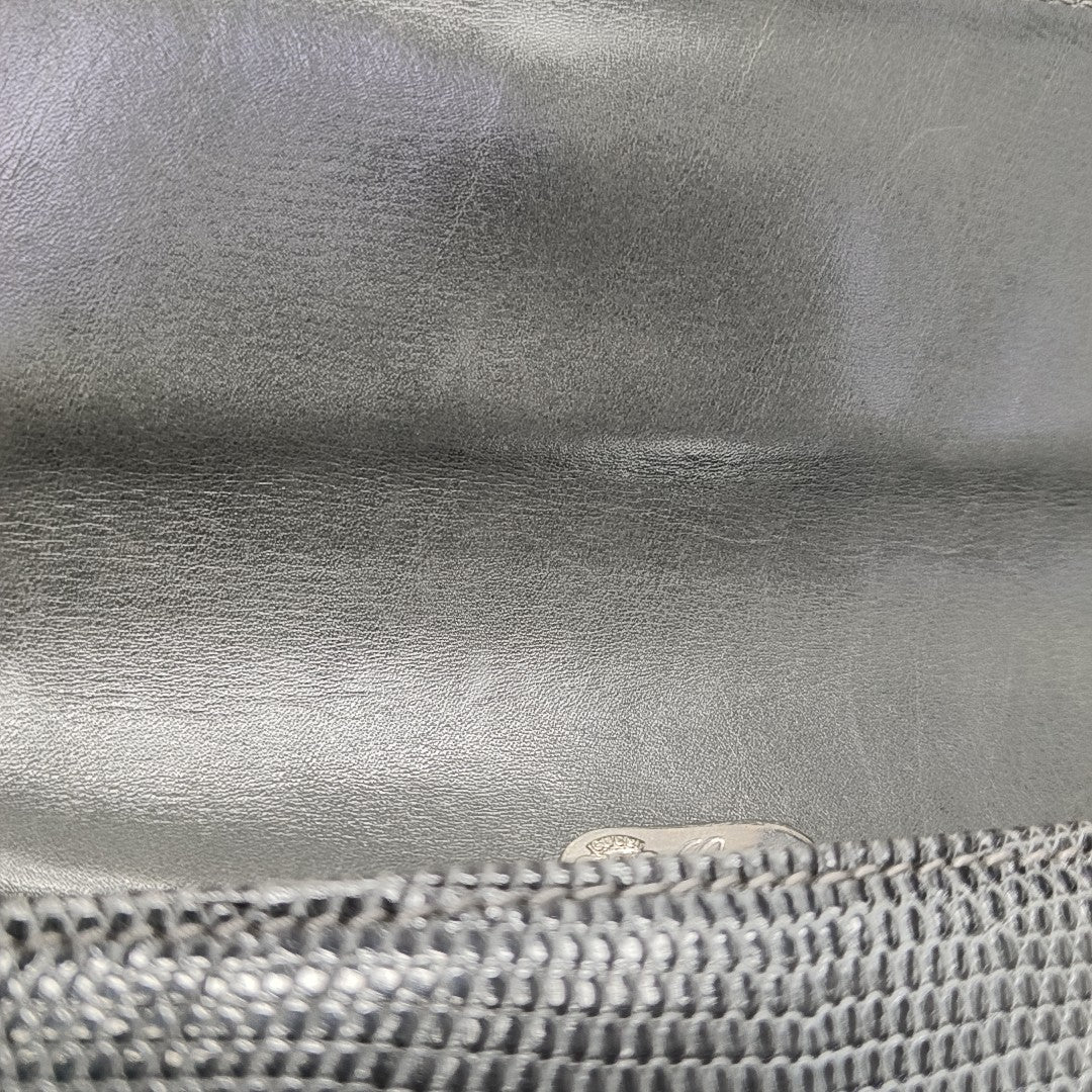 Calfskin Shoulder Bag Gray