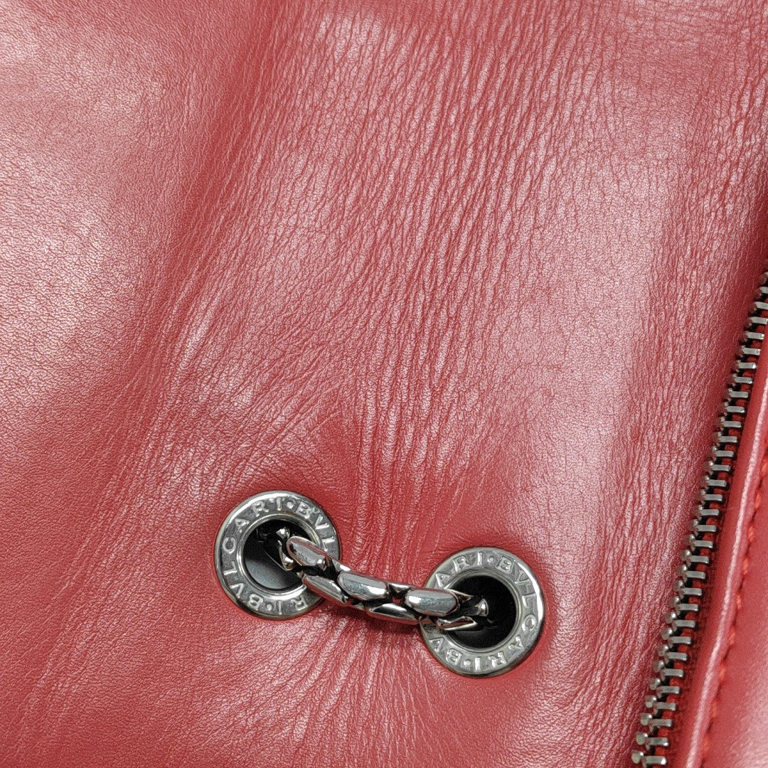 SERPENTI FOREVER Medium Calfskin Red