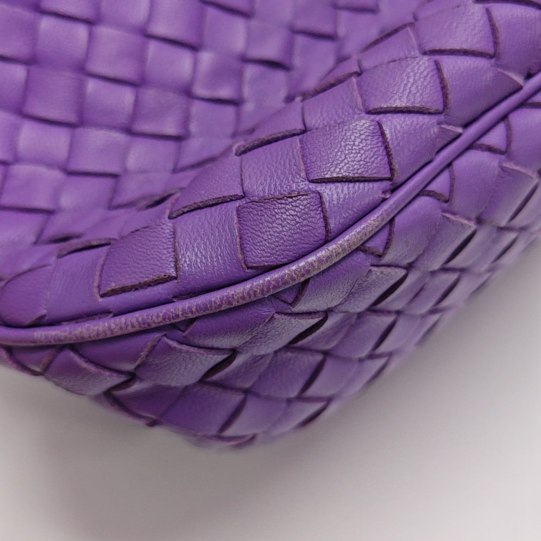 Lambskin Tote Bag Purple
