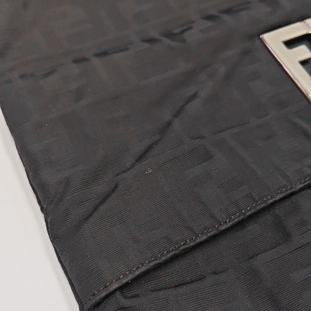 Fabric Shoulder Bag Black