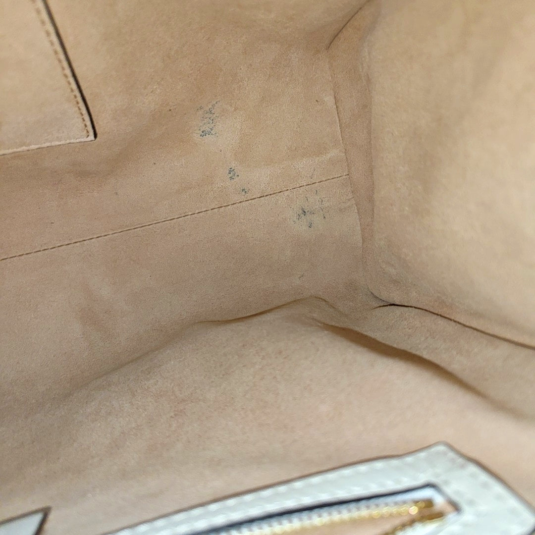 Authenticated pre-owned  Padlock Medium Monogram Coated Canvas Beige - Shoulder Bag at Looply