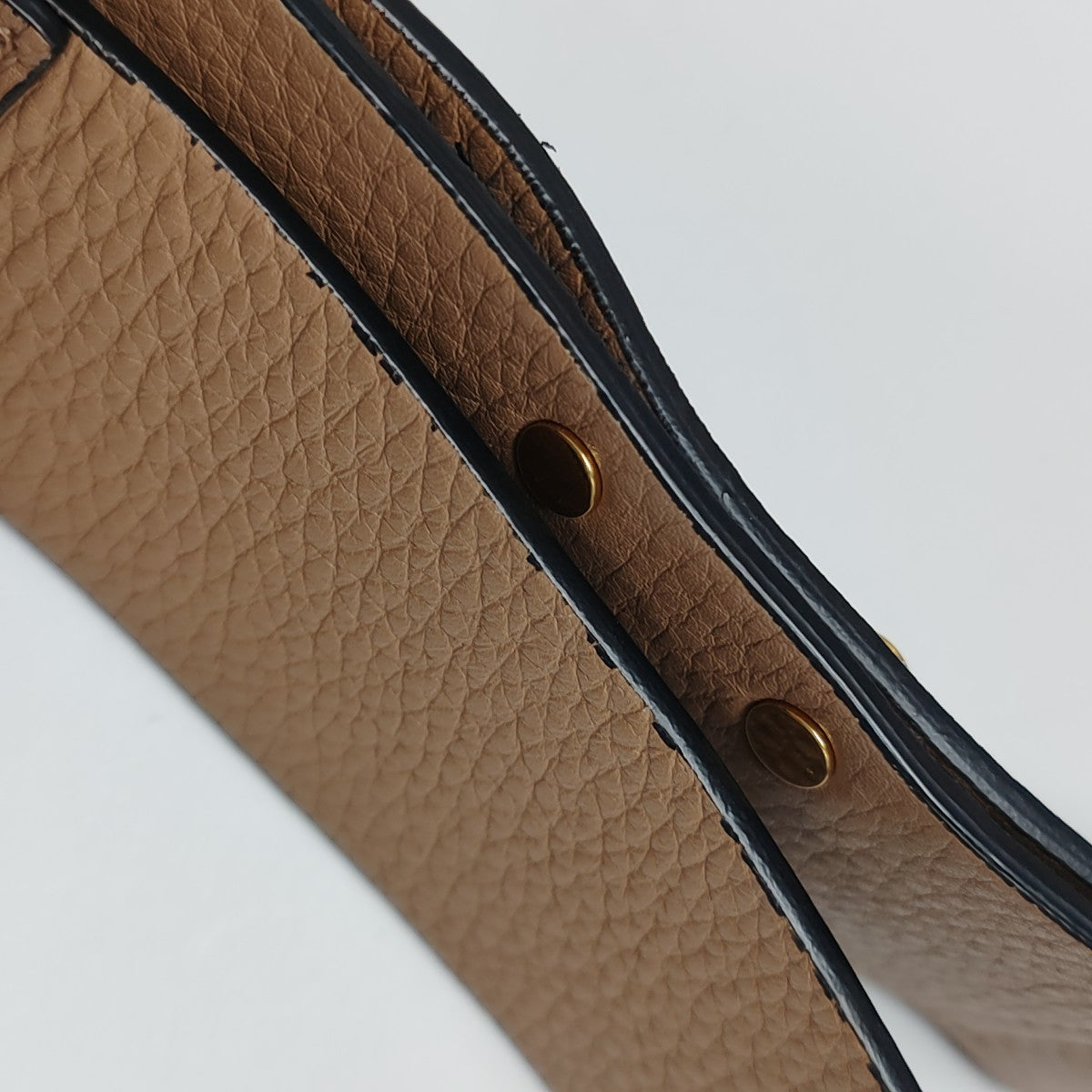 Calfskin Shoulder Bag Brown
