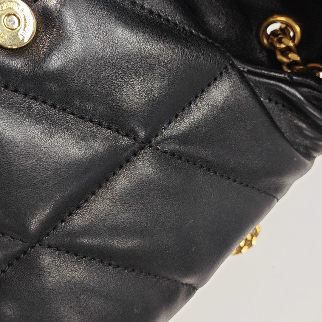 PUFFER Quilted Lambskin Black