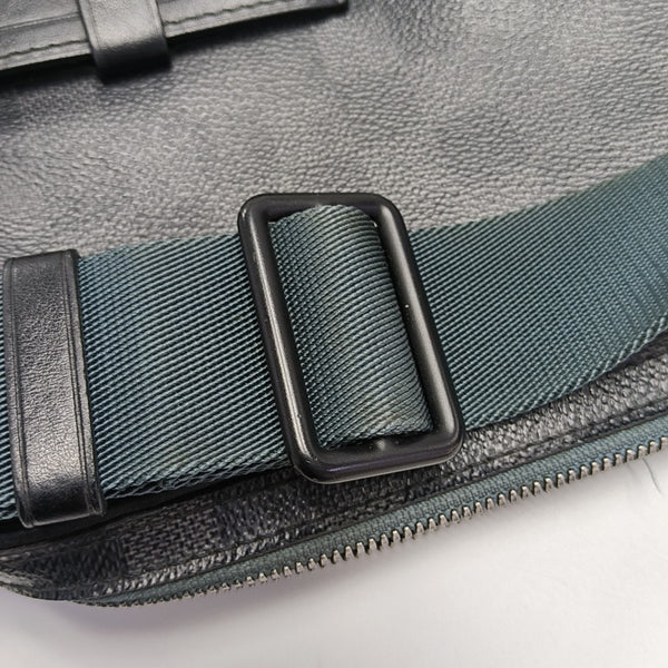 ALPHA Damier Graphite Coated Canvas Gray