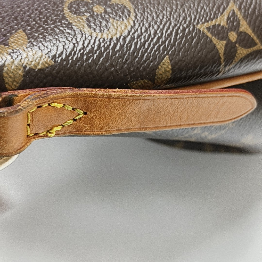 TURENNE Monogram Coated Canvas Brown