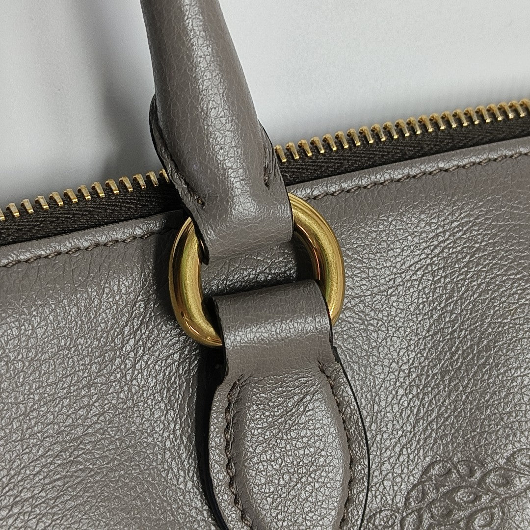 Calfskin Tote Bag Gray