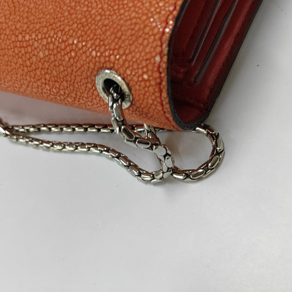 SERPENTI FOREVER Medium Calfskin Red
