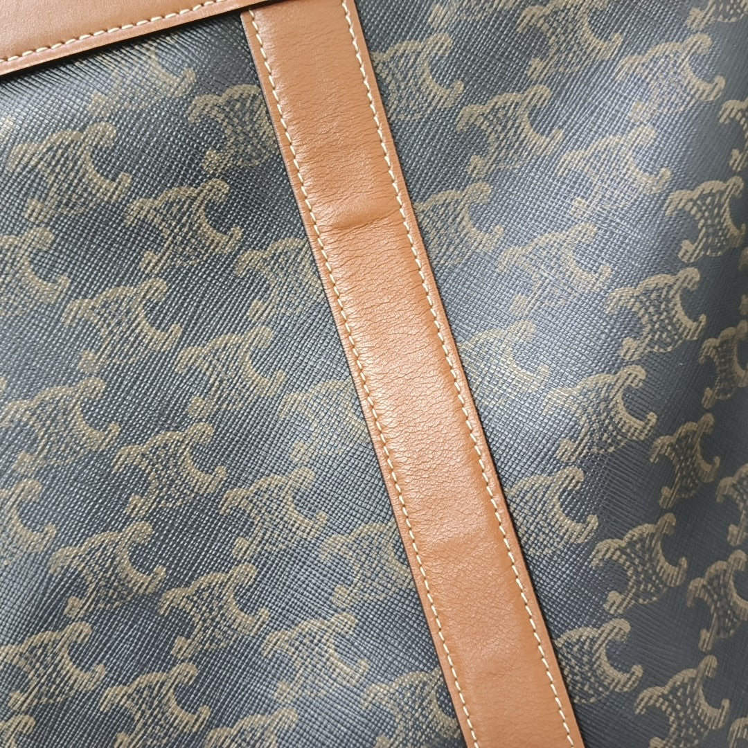 TRIOMPHE CANVAS Medium Coated Canvas Brown