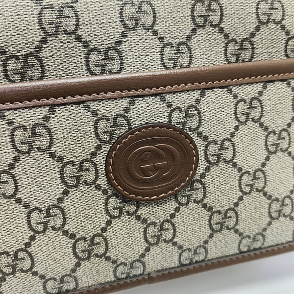 Bree Monogram Coated Canvas Beige