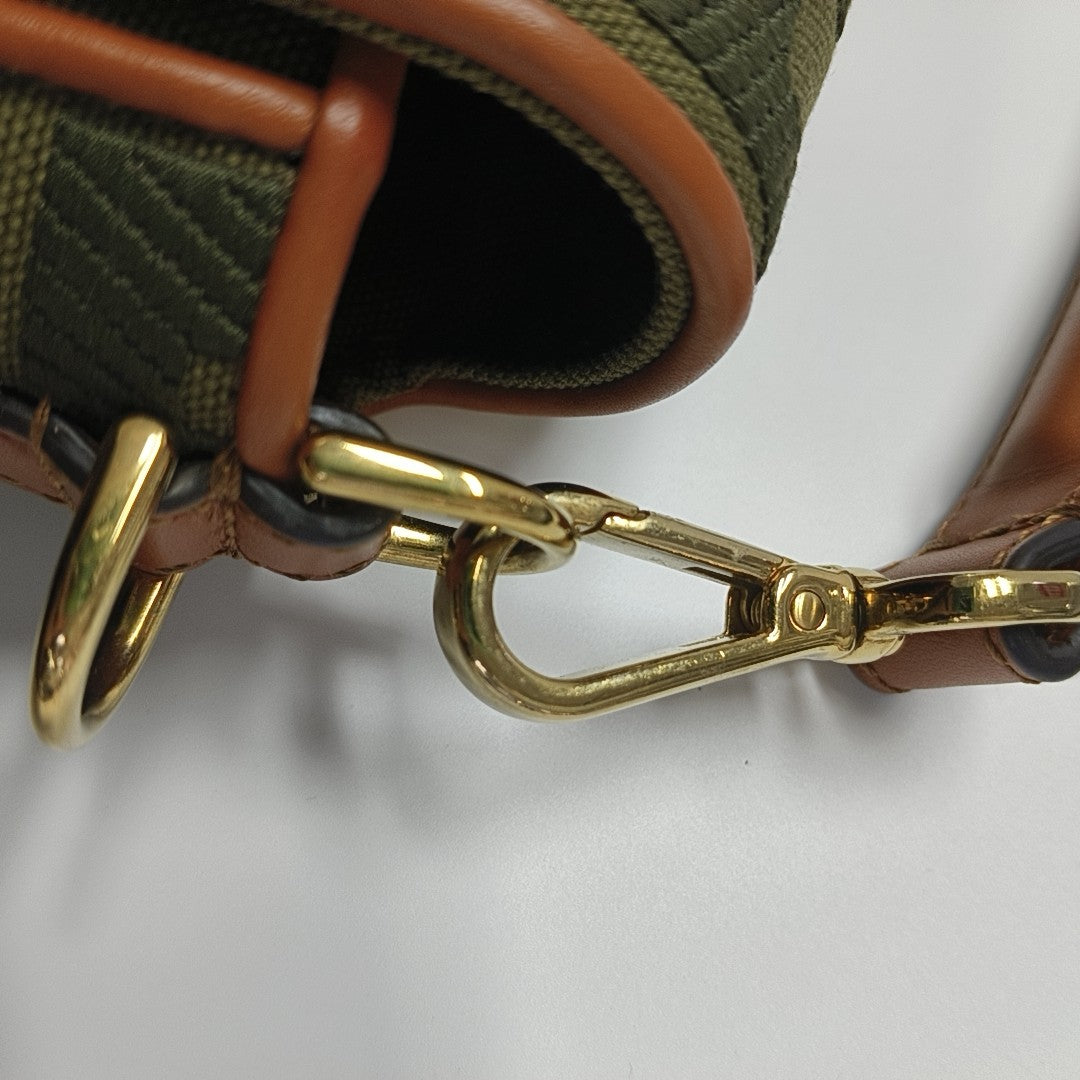 Baguette Medium Canvas Green