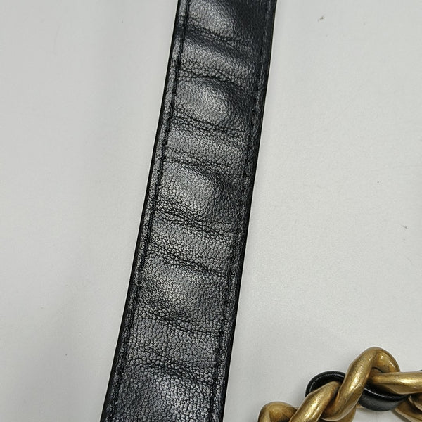 CHANEL 19 Medium Quilted Lambskin Black