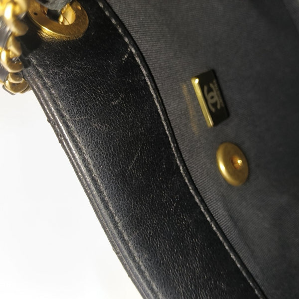 CHANEL 19 Small Quilted Lambskin Black