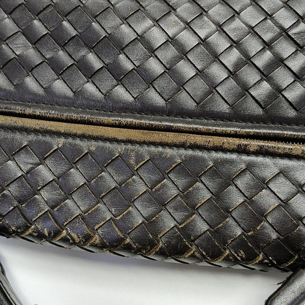 Calfskin Top Handle Bag Brown