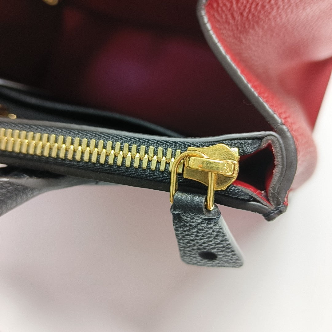 CITY STEAMER PM Calfskin Red