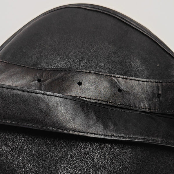 Calfskin Shoulder Bag Black
